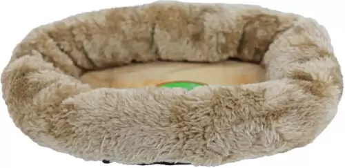 Slaapmand luxe bruin/l.bruin 30cm - afbeelding 2
