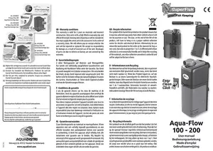 SUPERFISH Aquaflow 200 filter 500 l/h - afbeelding 3