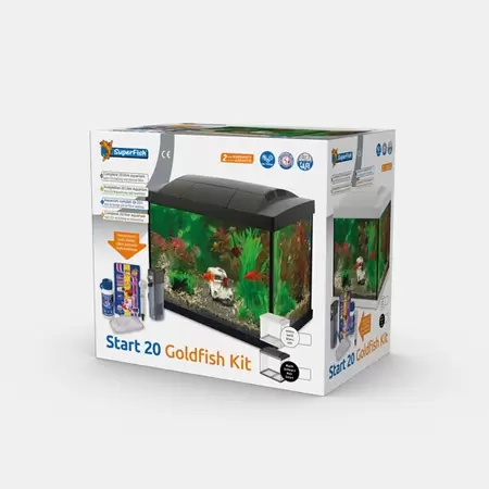 SUPERFISH Start 20 goldfish kit zwart - afbeelding 1