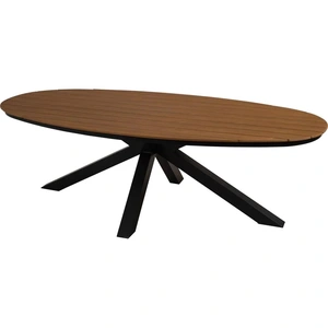 Tafel ovaal l240b110cm Ozerra - afbeelding 1