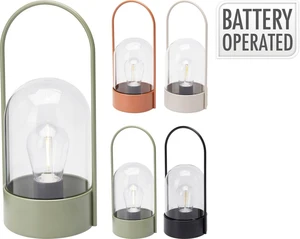 TAFELLAMP 10X23CM 4ASS KLEUR