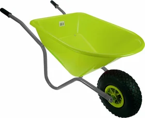 TALEN TOOLS Kinderkruiwagen lime/grijs