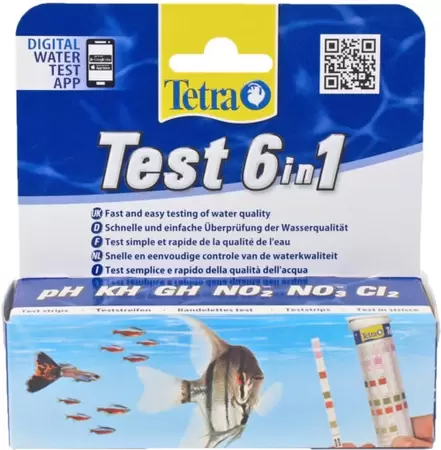 TETRA Doos a 25 teststroken 6 in 1