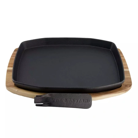 The Bastard Sizzling Plate & Holder L/M