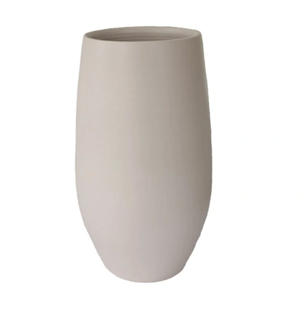 Vaas petra d23h35cm beige