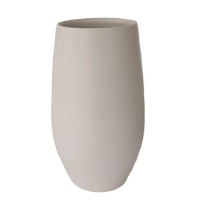 Vaas petra d27h45cm beige