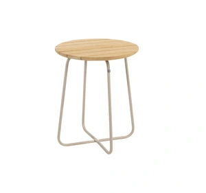 Verdi bijzettafel teak 45 cm. Ø (H 55) latte - afbeelding 1