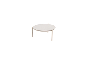 Vic salontafel latte met printed keramiek top 73 cm Ø (H 35)