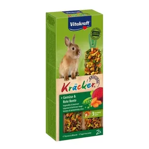 VITAKRAFT Kracker groente dwergkonijn 2in1