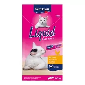 Vitakraft Liquid snack kip&taurine 6st.