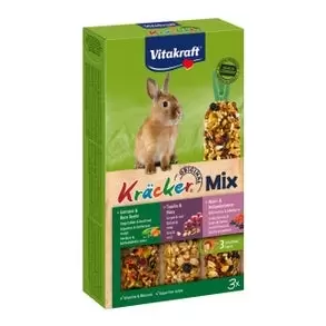 VITAKRAFT Trio mix noten/groente 3in1 konijn