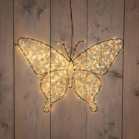 Vlinder metaal 600l 58x43cm luxury - afbeelding 1