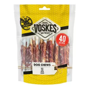 VOSKES Rawhide eend twist 400g - afbeelding 1