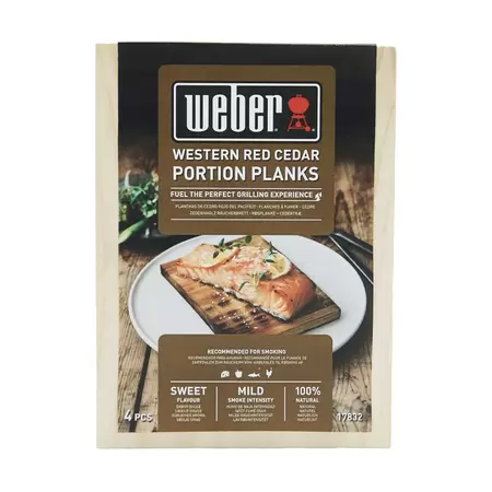 WEBER West.red cedar wood portion planks