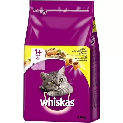 WHISKAS Droog adult kip 3.8kg