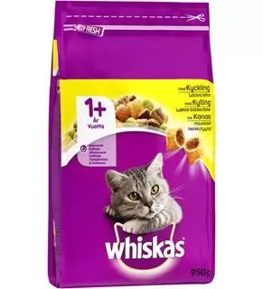 WHISKAS Droog junior kip 950g