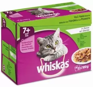 WHISKAS Pouche 12p sen mix gelei 100g