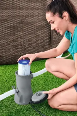 Zwembad filtering